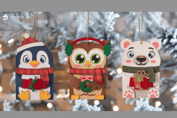 3D SVG Magic for Christmas: Polar Pals Gift Card Ornaments Bundle Review