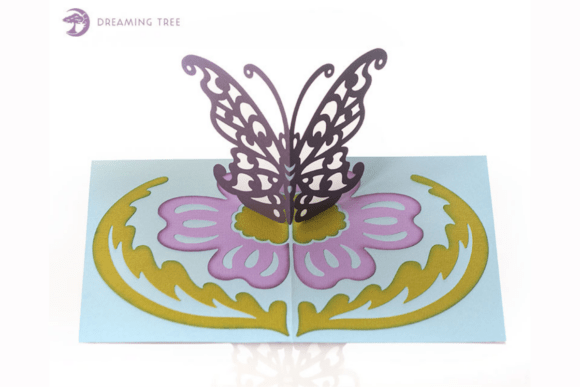 Butterfly Pop Up Card SVG: 3D Design for Springtime Branding and Pop-Up Campaigns