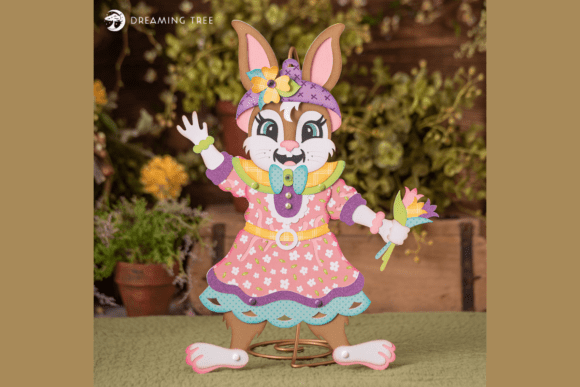 Charming 3D SVG for Easter Crafts: Jointed Mrs. Easter Bunny Review