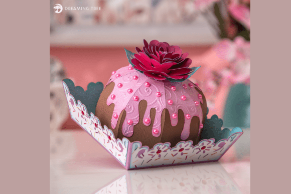 Chocolate Bomb Treat Box SVG: A 3D SVG for Sweet Visual Branding