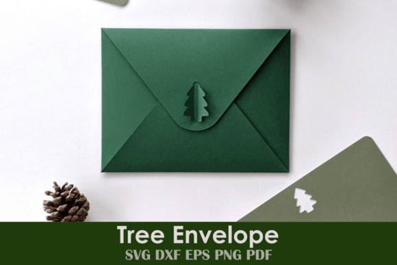 Christmas Tree Envelope and Cards: A 3D SVG Design for Festive Web Content