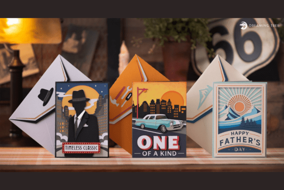 Classic Dad SVG Bundle: Elegant 3D SVGs for Father’s Day Content & Lifestyle Publishing