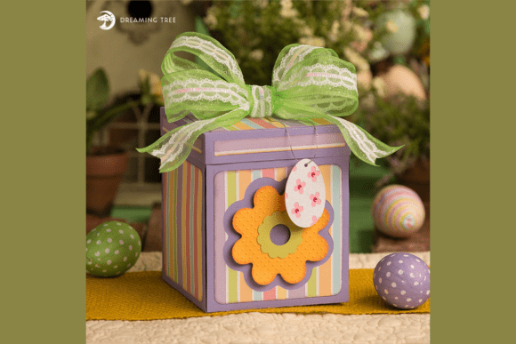 Easter Explosion Box SVG: A 3D Design for Festive Web Content