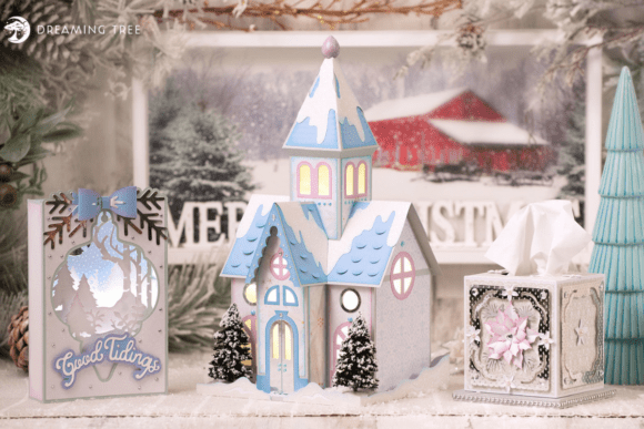 Elegant 3D SVG Designs for Christmas Branding