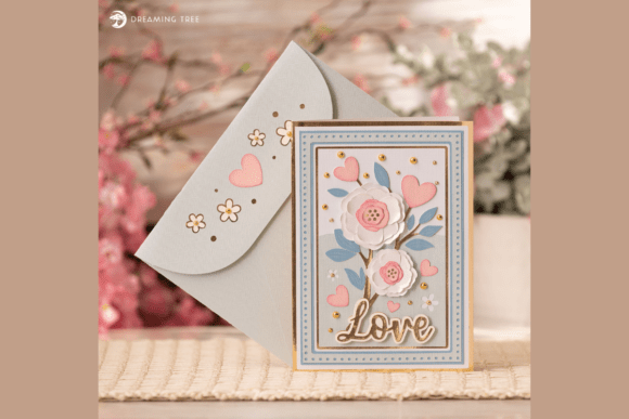 Elegant 3D SVG for Valentine’s Day Crafting