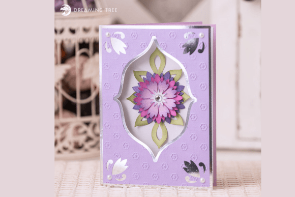 Elegant 3D SVG Pop-Up Card Design for Soft, Romantic Branding