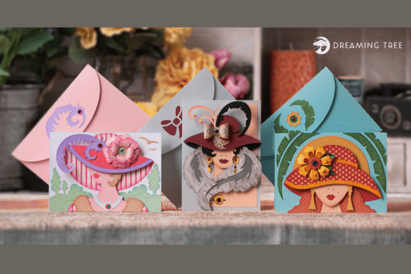 Elegant 3D SVG Pop-Up Cards for Chic Content Design