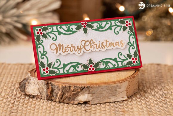 Festive Funds Holder 3D SVG: A Christmas-Themed Design Asset for Seasonal Gifting Projects