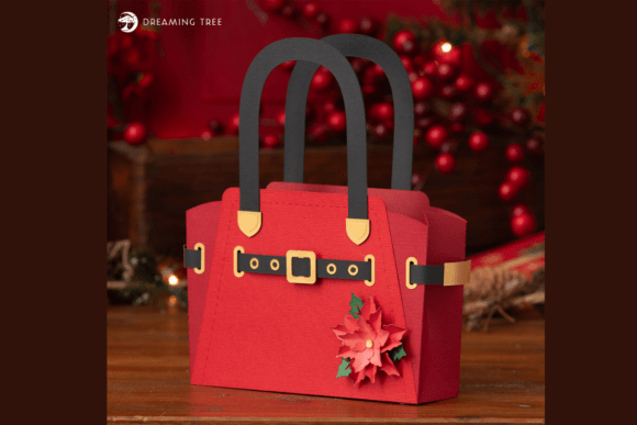 Festive Holiday Tote SVG: A 3D Christmas Design That Elevates Small Business Packaging