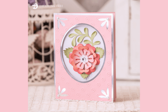 h1Peony Fantasy Flower Card SVG Review for Real Embroidery Projects/h1