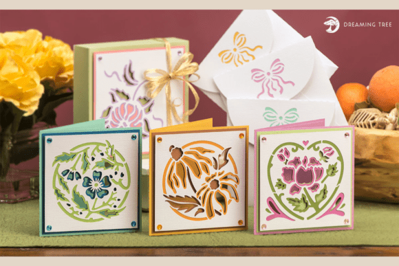 Lovely Layered Cards SVG Bundle