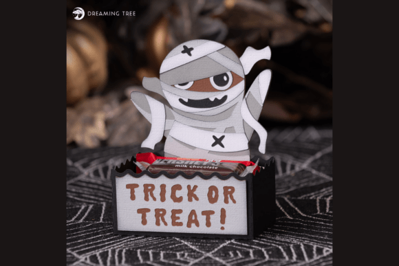Mummy Treat Holder SVG