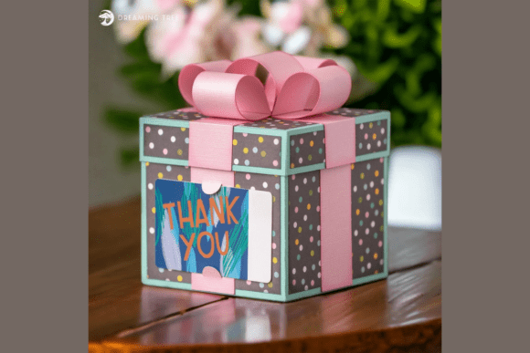 Present Gift Card Box: A 3D SVG for Festive Branding Moments