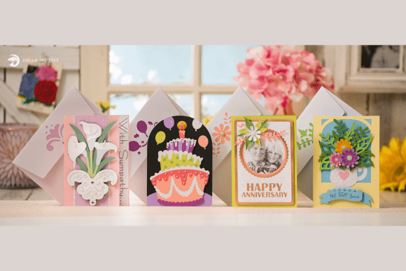 Quick and Easy Occasion Cards SVG Bundle: 3D Pop-Up Design for Real Client Projects
