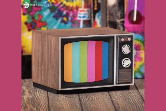 Retro TV Gift Box SVG: A Nostalgic Embroidery Design Worth Testing