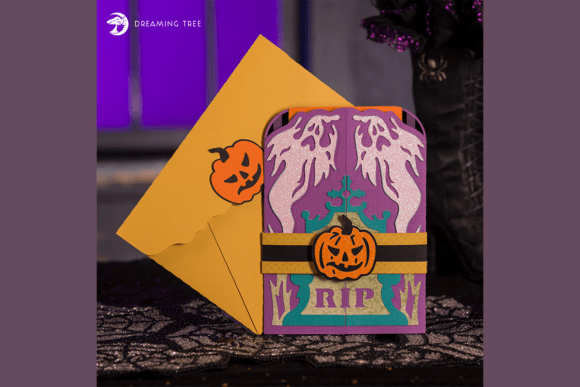 Shudder Shutter Card SVG: A 3D Halloween Design for Spooky Season Projects