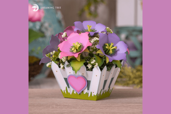 Spring Posies 3D SVG: A Fresh Floral Design for Spring Crafting