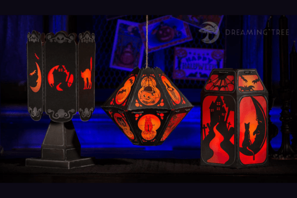 Stingy Jack’s Halloween Lantern SVG Bundle: 3D Spooky Design for Halloween Campaigns