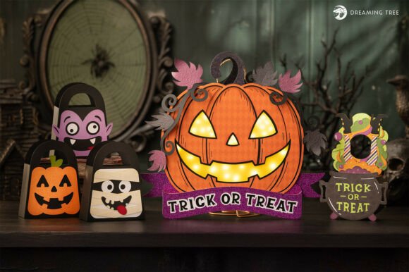Sweet and Spooky SVG Bundle: Halloween-Inspired 3D Design for Festive Branding